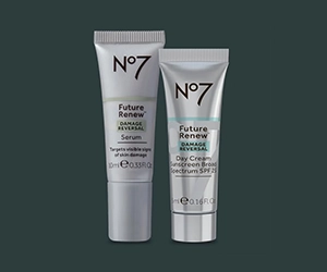 Free Sample Duo: Future Renew Serum and Moisturizer from No 7 - Valued at $29.98