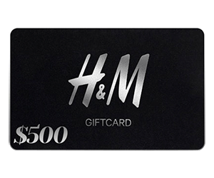 Get Your Free $500 H&M Gift Card Today!