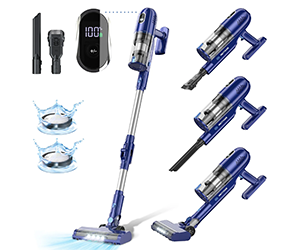 Save Big on PrettyCare Lightweight Stick Cordless Vacuum Cleaner - Only $89.99 at Walmart! (Originally $369.99)