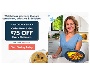 Save $75 on Every Shipment with Jenny Craig!
