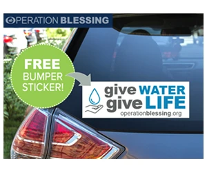 Get Your FREE Give Water Give Life Sticker | Support Water Conservation!