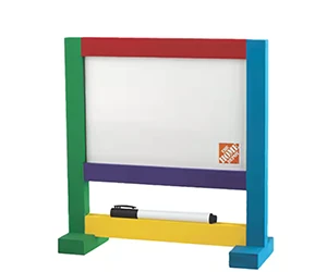 Home Depot Free Kids Workshop: Create Your Own Whiteboard on August 3, 2024!