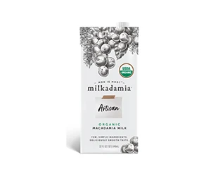 Free 32 oz Carton of Milkadamia Artisan Macadamia Milk