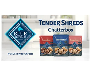 Try BLUE Tender Shreds for Free - 240 Lucky Dog Parents Wanted!