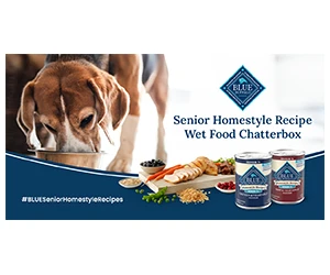 Free BLUE Senior Homestyle Recipes Wet Dog Food for Seniors!