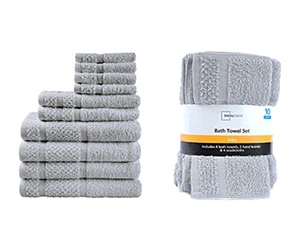 Get a Free 10 Piece Bath Towel Set with TopCashback!