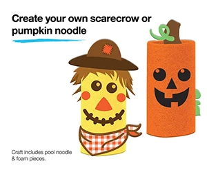 Free Kids' Craft Event at JCPenney - Scarecrow or Pumpkin Noodle Craft!