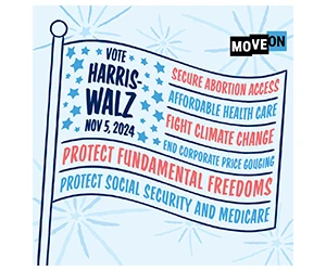 Free 'Vote Harris-Walz' American Flag Sticker - Show Your Support!