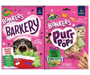 Free Full-Size Cat or Dog Treats from Bonkers!