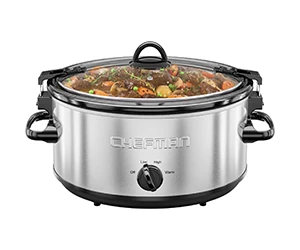 Get Your Chefman 6 Qt. Slow Cooker for $25 at Walmart!