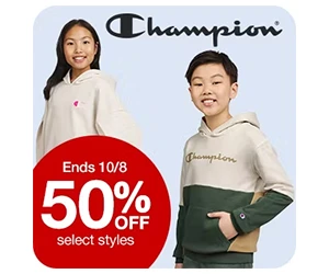 Get 50% Off Champion Kids' Clothing at JCPenney - Limited Time Offer!