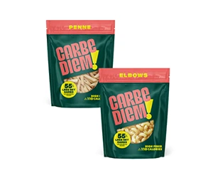 Claim Your Free Bag of Low Carb Pasta from Carbe Diem - Healthy & Delicious!