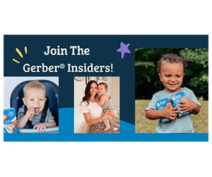 Join Gerber Insiders for Free Samples, Coupons & Exclusive Perks!