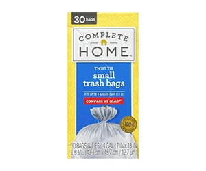 Save Big at Walgreens: Buy One, Get Two Free on Complete Home Trash Bags!