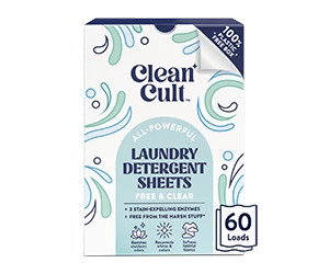 Eco-Friendly Laundry Made Easy: Free Cleancult Detergent Sheet Sample!