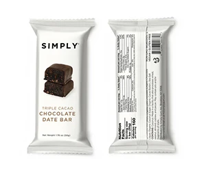 Free Sample: Simply Chocolate Date Bar - Treat Yourself Today!