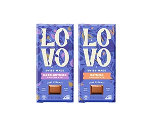 Indulge in a FREE Dairy-Free Milk Chocolate Bar from LOVO!