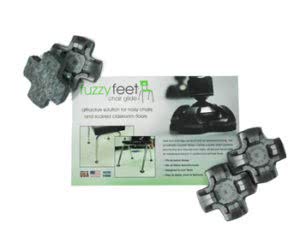 Free Fuzzy Feet Chair Glides Sample