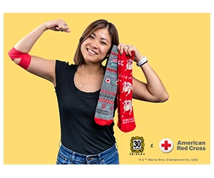 Donate Blood & Get Free FRIENDS x American Red Cross Socks!