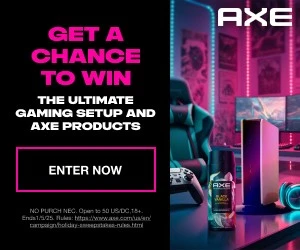 Enter to Win the Ultimate Holiday Gaming Setup and Exclusive Axe Products from Unilever!