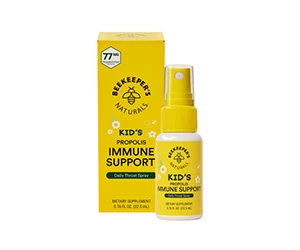 Claim a Free Beekeeper’s Naturals Kids Immune Support Spray (1.06fl oz) - Boost Immunity with Antioxidants, Vitamin C & More!