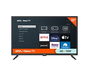 Save $10 on onn. 32” HD LED Roku Smart TV at Walmart!