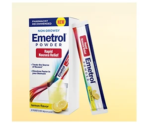 Sign Up for Free Emetrol Nausea Relief Powder Samples - Fast-Acting Relief!