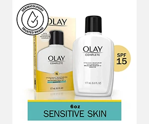 Save on Olay Complete Daily Facial Moisturizer SPF 15 at Walmart - Only $11.94!