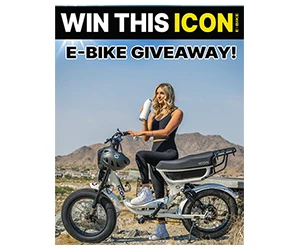 Win a High-Performance ICON E-Bike - Enter the Giveaway Now!