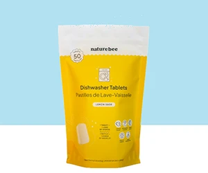 Try NATURE BEE Eco-Friendly Dishwashing Tablets for Free - Request Your Sample Now!