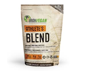 Iron Vegan Athlete's Blend Protein Powder for Enhanced Muscle Cell Repair