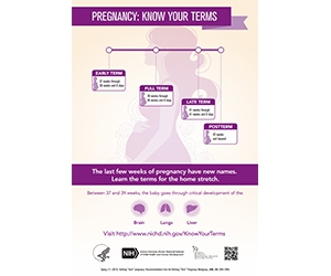 Download a Free 'Know Your Terms' Pregnancy Poster and Stay Informed