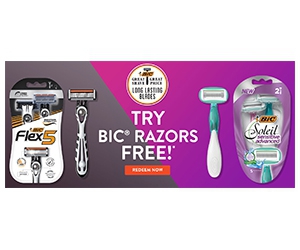 Get a Free BIC Razor with $10 Rebate Offer