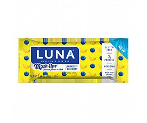 Sign Up Now for a Free Luna Mash-Ups Lemonzest and Blueberry Protein Bar!