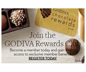 Join Godiva Rewards Club for Free Chocolate Gifts