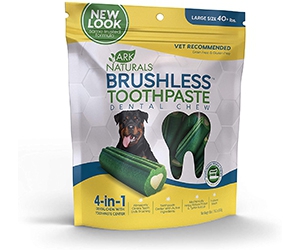 Ark Naturals Brushless Toothpaste Dental Chews for Free
