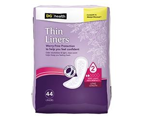 DG Health Thin Liners for Free - Sign Up Now