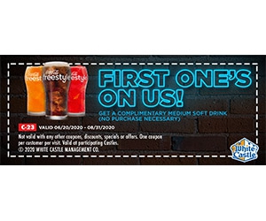 Quench Your Thirst for Free with a Medium Soft Drink at White Castle