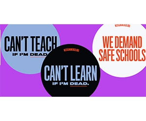 We Demand Safe Schools Stickers for Free