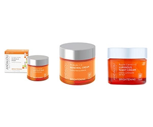 Free Glycolic Mask, Renewal Cream, And Luminous Night Cream From Andalou Naturals