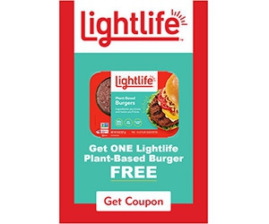 Indulge in a Deliciously Guilt-Free Plant-Based Burger From Lightlife - Get Yours Now for Free!