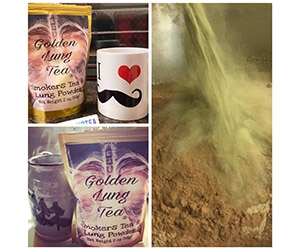 Get a Free Smokers Tea and Lung Powder Sample from Golden Lung Tea!