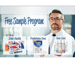 Free Joint Health, Prediabetes Care and Hair Care Samples for Healthcare Professionals from WynnPharm