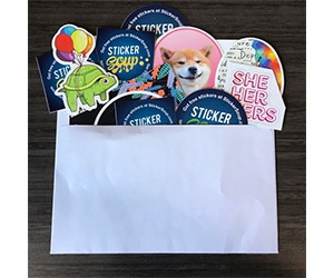 Get a Monthly Free Sticker Pack from StickerSoup