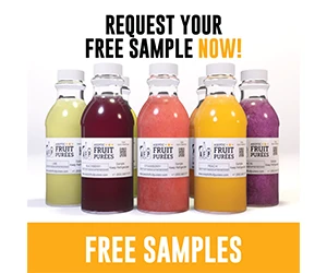 Aseptic Fruit Purees Sample Set for Cocktails and Beverages