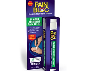 Get a Free PainBloc24 Flexi-Stretch Pain Tape for 24-Hour Pain Relief without Prescription