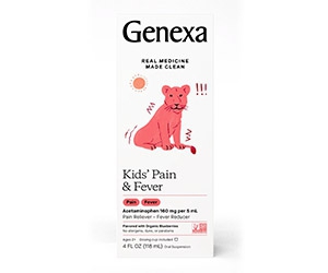 Get a Free Genexa Kids Pain & Fever Relief Bottle
