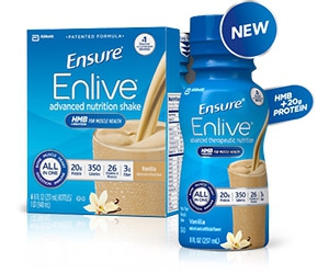 Free Nutritional Shake Samples for Muscle Health from Ensure Enlive