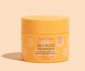 Get Smooth, Glowing Skin with Free Body Exfoliating Pads from SweetSpot Labs