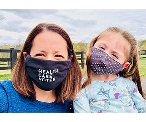 Get a Free Health Care Voter Face Mask